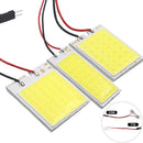 1 Uds C5W bombilla LED C10W festón 31mm 36mm 39mm 42mm T10 W5W luz LED COB 12V 6500K blanco Interior de coche cúpula lectura maletero lámparas