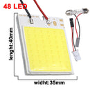 1 Uds C5W bombilla LED C10W festón 31mm 36mm 39mm 42mm T10 W5W luz LED COB 12V 6500K blanco Interior de coche cúpula lectura maletero lámparas
