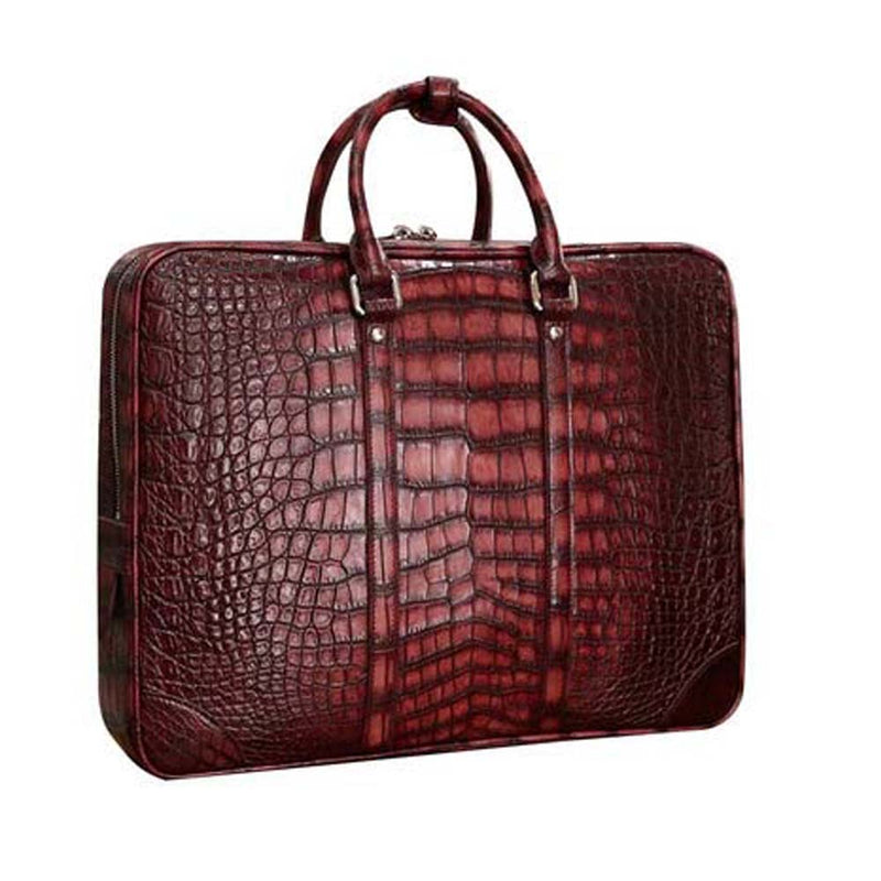 heimanba classic manual  Brush color  crocodile men handbag  male  business men briefcase  all  true  crocodile  large capacity