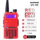 BaoFeng UV 5R Walkie Talkie Radio Station Comunicador UV-5R HAM Transceiver Dual-Band Intercom Handheld Talkie Walkie UV82