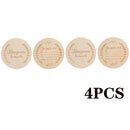 Tarjeta de hito del mes del bebé de madera Mes de nacimiento del recién nacido Cumpleaños Hito Mordedor de madera Bebé Niños Accesorios de fotografía Juguete