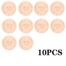 Tarjeta de hito del mes del bebé de madera Mes de nacimiento del recién nacido Cumpleaños Hito Mordedor de madera Bebé Niños Accesorios de fotografía Juguete