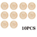 Tarjeta de hito del mes del bebé de madera Mes de nacimiento del recién nacido Cumpleaños Hito Mordedor de madera Bebé Niños Accesorios de fotografía Juguete