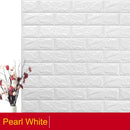 GYEY Self adhesive Waterproof TV Background Brick Wallpapers 3D Wall Sticker Living Room Wallpaper Mural Bedroom Decorative