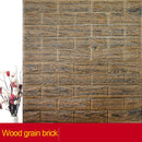 GYEY Self adhesive Waterproof TV Background Brick Wallpapers 3D Wall Sticker Living Room Wallpaper Mural Bedroom Decorative