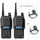2021 new 2pcs 10W 4800mah BaoFeng UV-9R plus  two way radio VHF UHF portable cb radio Waterproof walkie talkie uv 9R plus