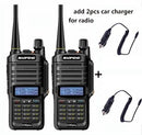 2021 new 2pcs 10W 4800mah BaoFeng UV-9R plus  two way radio VHF UHF portable cb radio Waterproof walkie talkie uv 9R plus