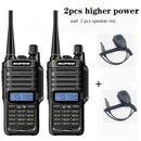 2021 new 2pcs 10W 4800mah BaoFeng UV-9R plus  two way radio VHF UHF portable cb radio Waterproof walkie talkie uv 9R plus