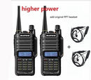 2021 new 2pcs 10W 4800mah BaoFeng UV-9R plus  two way radio VHF UHF portable cb radio Waterproof walkie talkie uv 9R plus