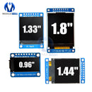 0,96 1,3 1,44 1,8 Zoll Serial 128 * 128 128 * 160 80 * 160 240 * 240 65K SPI Full Color TFT IPS LCD Display Module Board Ersetzen Sie OLED