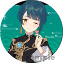 Free Shipping 58mm Online Game Genshin Impact Brooch Pin Cosplay Badge Accessories For Clothes Backpack Decoration gift