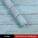 5M /10M Wood Grain Self Adhesive Wallpaper Waterproof PVC Vinyl Kitchen Wardrobe Cabinet Furniture Renovation Door Wall Sticker