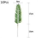 Tropical Palm Leaves Summer Monstera Artificial Silk Turtle Leaves For Home Hawaiian Luau Beach Wedding Party Decor Fake Plants