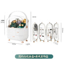 Transparent Cosmetic Storage Box Makeup Drawer Organizer Jewelry Nail Polish Make Up Container Desktop Beauty Storage Case