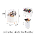 Transparent Cosmetic Storage Box Makeup Drawer Organizer Jewelry Nail Polish Make Up Container Desktop Beauty Storage Case