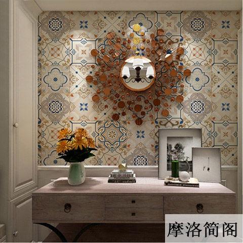 Floor stickers self-adhesive bathroom floor stickers kitchen tile stickers decorative waterproof non-slip thick wear-resistant