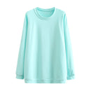 Tangada 2020 Herbst Frauen Terry 95% Baumwolle Anzug übergroße Sets O Hals Hoodies Sweatshirt Shorts Hosenanzüge 6L30