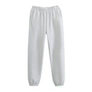 Tangada 2020 Herbst Frauen Terry 95% Baumwolle Anzug übergroße Sets O Hals Hoodies Sweatshirt Shorts Hosenanzüge 6L30