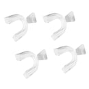 4pcs Silicone Night Mouth Guard for Teeth Clenching Grinding Dental Bite Sleep Aid Whitening Teeth Mouth Tray