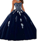 Favordear 2020 Sweetheart apliques Quinceañera 15 años Vestidos De 15 Anos encaje con cuentas vestido De fiesta 15 años vestido