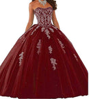 Favordear 2020 Sweetheart apliques Quinceañera 15 años Vestidos De 15 Anos encaje con cuentas vestido De fiesta 15 años vestido