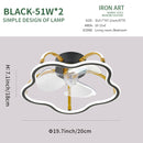 LED Ceiling Fan Lamp Modern Minimalist Ceiling Lamp Dining Room Bedroom Living Room Lamp Round Fan Light