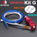 Ender-3/CR10/CR10S 1,75-mm-J-Kopf-Hotend-Kit Aluminium-Heizblock mit Heizthermistor für 3D-Drucker mit 0,4-mm-Düsenteil