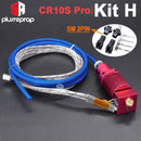 Ender-3/CR10/CR10S 1,75-mm-J-Kopf-Hotend-Kit Aluminium-Heizblock mit Heizthermistor für 3D-Drucker mit 0,4-mm-Düsenteil