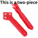 5PCS 3 In1 Glass Glue Angle Scraper Caulking Tool Shovel Binder Multifunctional Rubber Shovel Silicone Remover Angle Seam Shovel