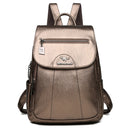5 Farbe Frauen Weiche Leder Rucksäcke Vintage Weibliche Umhängetaschen Sac a Dos Lässige Reise Damen Bagpack Mochilas Schultaschen