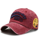 2021 Sommer-Frauen-Mann-Baseballmütze Feste Hysteresen-Buchstabe-Stickerei-Weinlese-Sonnenhut-im Freienbaumwolle Hip Hop-Baseball-Mütze Casquette