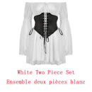 IAMHOTTY Chiffon Slash Neck Mini Dress Women Summer Beach Vacation Long Sleeve Corset Bandage Sundress Party Casual Dresses Pink