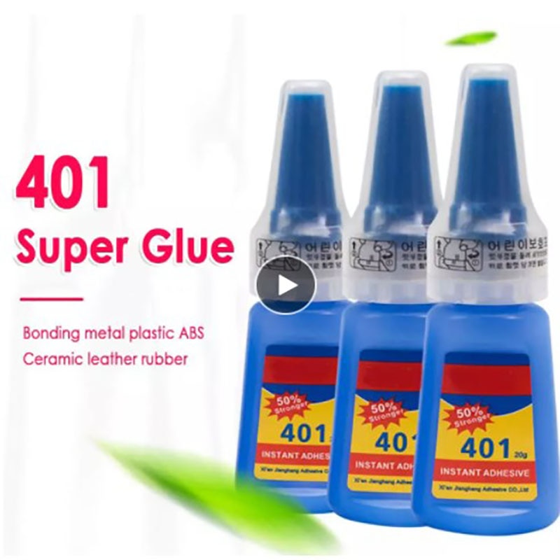 401 Super Glue Multi-Purpose For DIY Craft PVC Glue Household Goods Instant Adhesive Bottle For Home Accessories Office Supplies