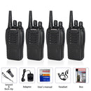 2/4PCS Original Baofeng BF888S Walkie Talkie 5W BF-888S 6KM Portable Two Way Radio Transmitter UHF Transceiver BF 888S Intercom