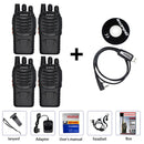 2/4PCS Original Baofeng BF888S Walkie Talkie 5W BF-888S 6KM Portable Two Way Radio Transmitter UHF Transceiver BF 888S Intercom
