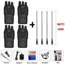 2/4PCS Original Baofeng BF888S Walkie Talkie 5W BF-888S 6KM Portable Two Way Radio Transmitter UHF Transceiver BF 888S Intercom