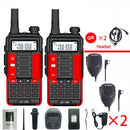2Pcs Baofeng UV10R Walkie Talkie 10W  VHF UHF Dual Band Two Way CB Ham Radio UV 10R Portable USB Charging Radio Transceiver UV5R