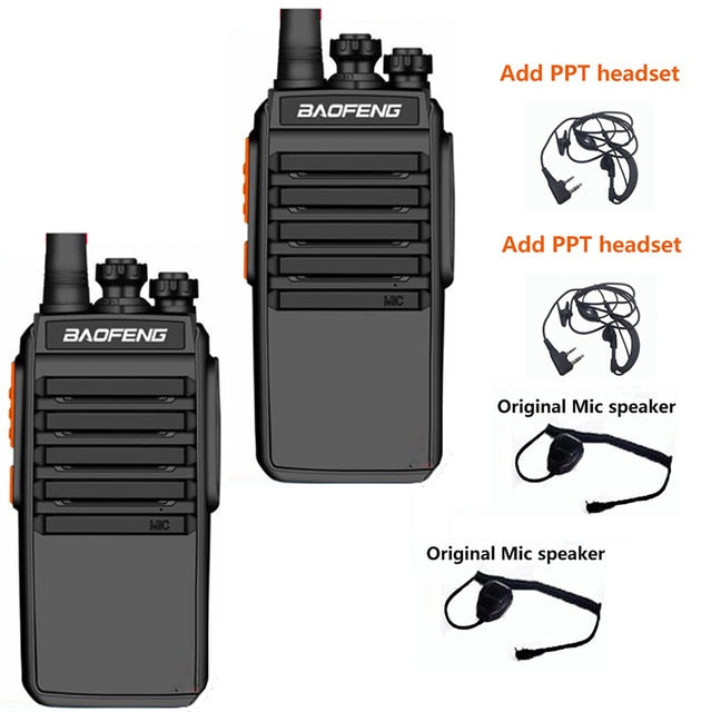 2021 baofeng actualización 2PC bf-888s 8W cargador rápido usb mini walkie-talkie auricular UHF west Ham Radio estación Radiostation CB radio