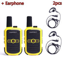 2pcs OPPXUN C51 MINI Walkie Talkie Portable Ham Radio Station Telsiz Headset Transceiver Children Long Range cb  Telefon CD