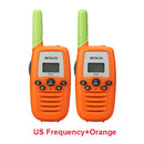 Retevis RT637 RT37 Walkie Talkie Children 2pcs Six Color Children's radio Festival Birthday Gift Push To Talk For Kids Woki Toki