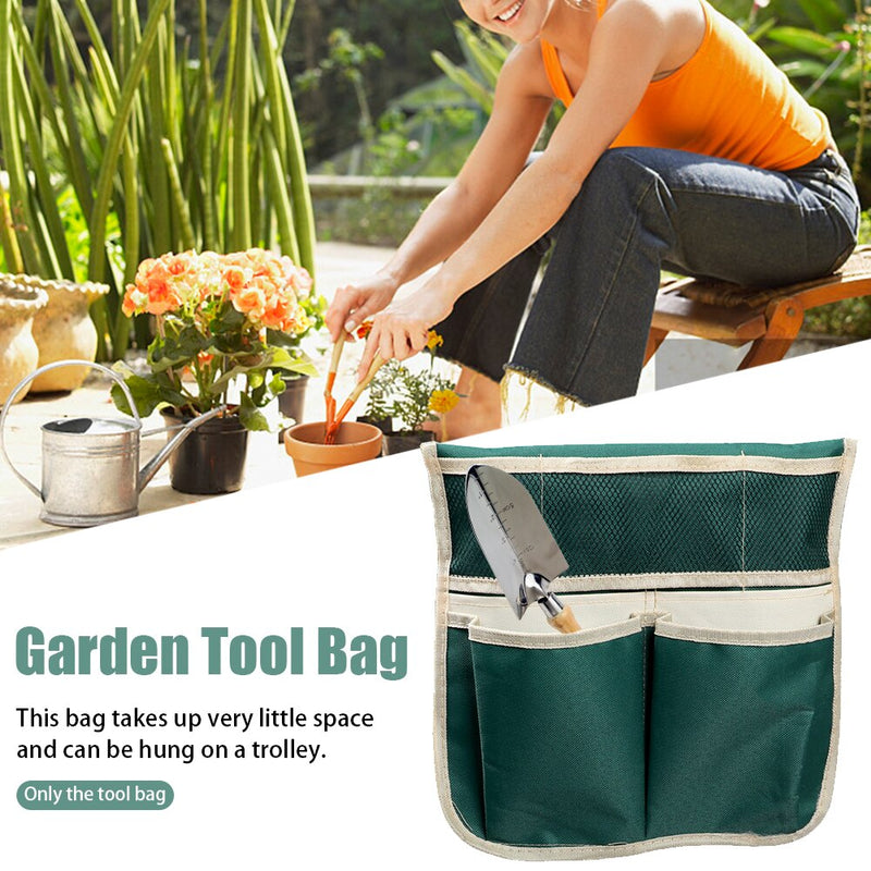 Reclinatorio de jardín resistente y resistente con bolsa de herramientas, asiento multifuncional que protege las rodillas, almohadilla de espuma EVA portátil plegable, taburete suave