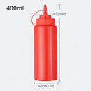 Konco Condiment Squeeze Bottles,For Ketchup Mustard Mayo Hot Sauces Olive Oil Bottles Kitchen Gadget