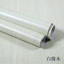 PVC Wood Grain Wallpaper Self Adhesive Waterproof Furniture Stickers Contact Paper Dormitory Kitchen Door Cabinet Desktop Decor