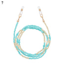 Bohemian Colored Mask Strap Beaded Glasses Chains Women Face Mask Lanyard Anti Slip Women&