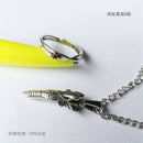 Anime Jujutsu Kaisen Necklace Itadori Yuji Cosplay Accessories Gojo Satoru Ring Kugisaki Nobara Pendant Suit