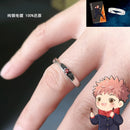Anime Jujutsu Kaisen Necklace Itadori Yuji Cosplay Accessories Gojo Satoru Ring Kugisaki Nobara Pendant Suit