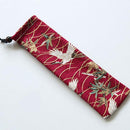 New Portable Pillow Bag Knife Fork Chopsticks Bag Soft 1Pc Air Cotton Zipper Travel Cutlery Bag Storage Supplies