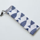 New Portable Pillow Bag Knife Fork Chopsticks Bag Soft 1Pc Air Cotton Zipper Travel Cutlery Bag Storage Supplies