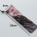 New Portable Pillow Bag Knife Fork Chopsticks Bag Soft 1Pc Air Cotton Zipper Travel Cutlery Bag Storage Supplies