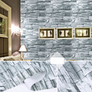 10M Living Room Kitchen Bathroom Waterproof Wall Sticker Home Decor Removable Vinyl PVC Brick Stone Self Adhesive Wallpaper